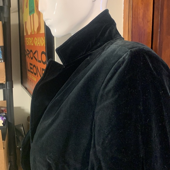 70’s KORET OF CALIFORNIA BLACK VELVET BLAZER ILGW HOLIDAYS CHRISTMAS - Picture 1 of 17